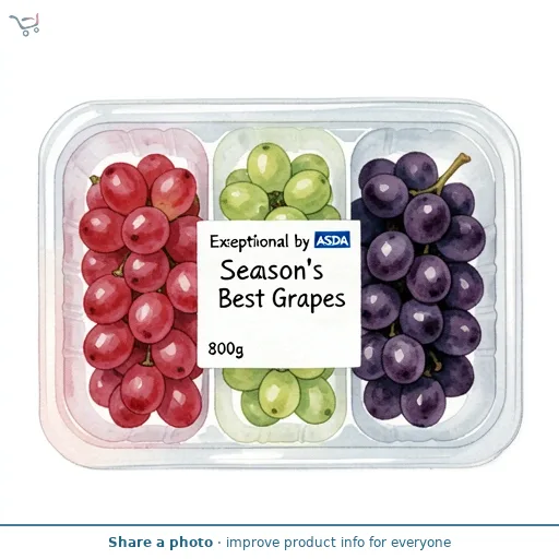 Exceptional by ASDA Season's Best Grapes 800g