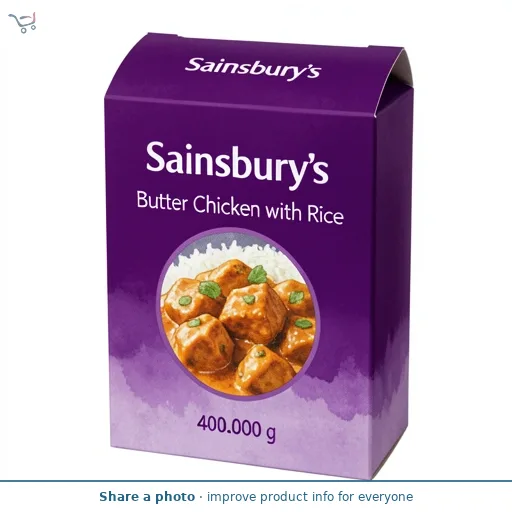 Sainsbury's Butter Chicken with Rice 400g