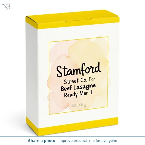 Stamford Street Co. Beef Lasagne Ready Meal For 1 400g