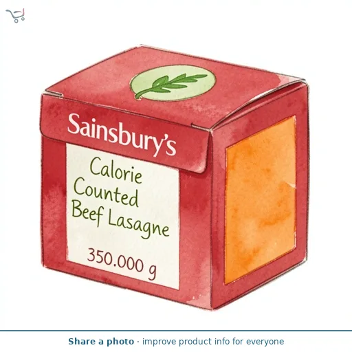 Sainsbury's Calorie Counted Beef Lasagne 350g