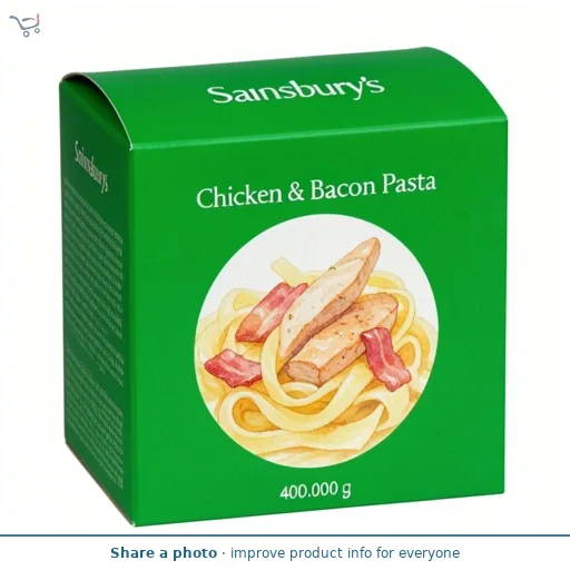 Sainsbury's Chicken & Bacon Pasta 400g