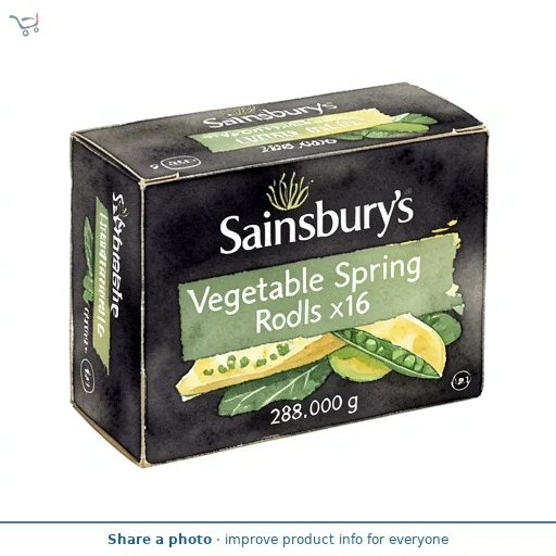 Sainsbury's Vegetable Spring Rolls x16 288g