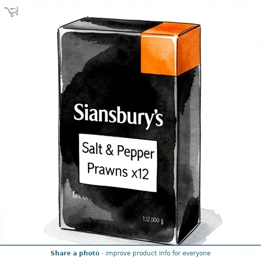Sainsbury's Salt & Pepper Prawns x12 132g