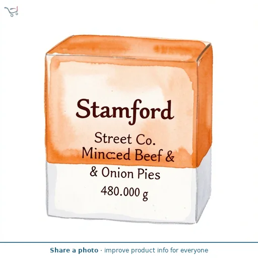 Stamford Street Co. Minced Beef & Onion Pies 4x120g
