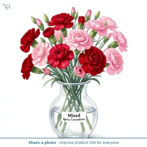 Mixed Spray Carnations