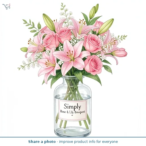 Simply Rose & Lily Bouquet