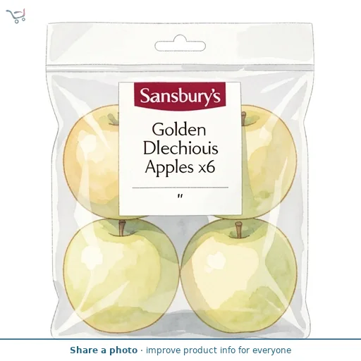Sainsbury's Golden Delicious Apples x6