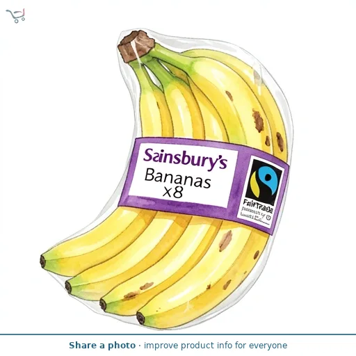 Sainsbury's Fairtrade Bananas x8