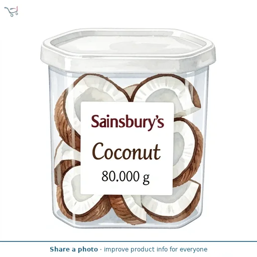 Sainsbury's Coconut 80g