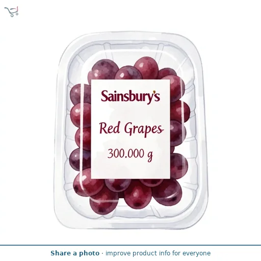 Sainsbury's Red Grapes 300g