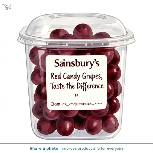 Sainsbury's Red Candy Grapes, Taste the Difference
