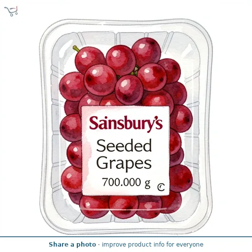 Sainsbury's Seeded Grapes 700g