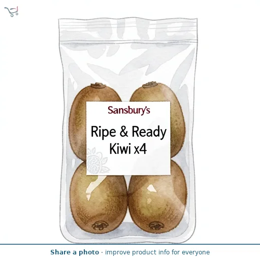 Sainsbury's Ripe & Ready Kiwi x4