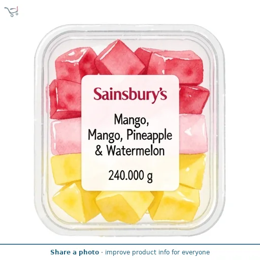 Sainsbury's Mango, Pineapple & Watermelon 240g