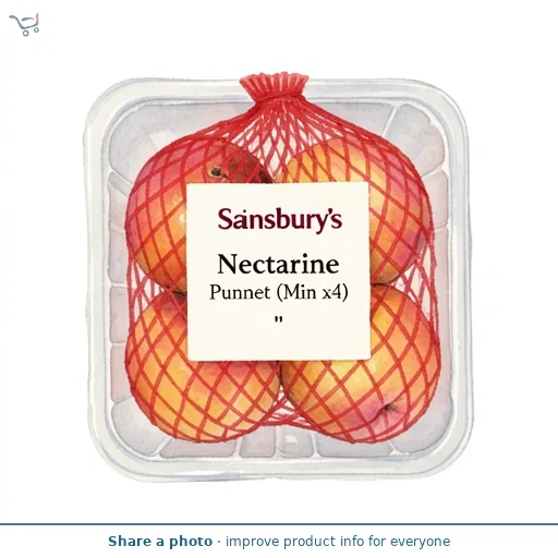 Sainsbury's Nectarine Punnet (Min x4)