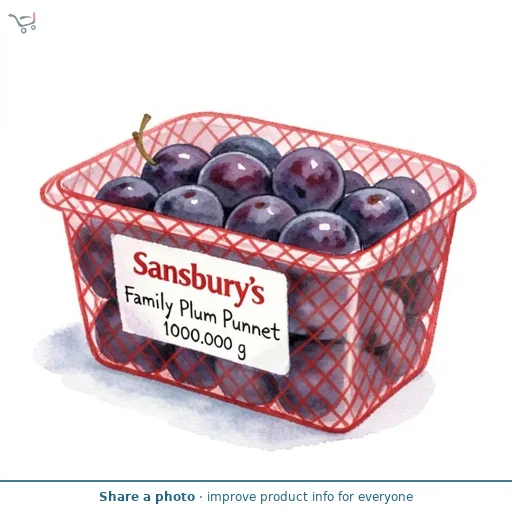 Sainsbury's Family Plum Punnet 1kg
