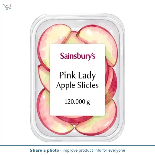 Sainsbury's Pink Lady Apple Slices 120g