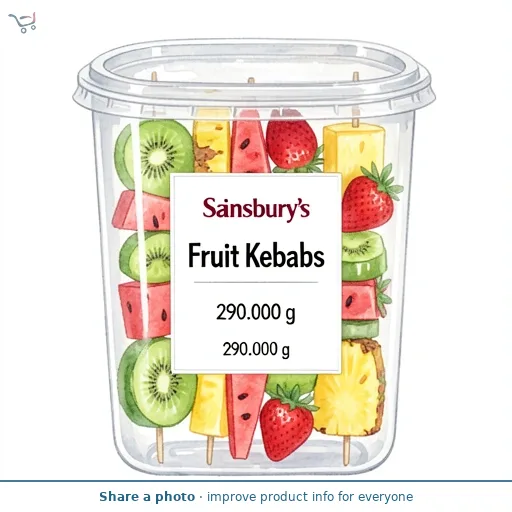 Sainsbury's Fruit Kebabs 290g