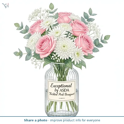 Exceptional by ASDA Tickled Pink Bouquet