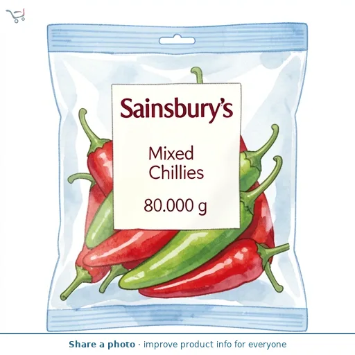 Sainsbury's Mixed Chillies 80g