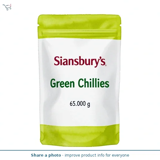 Sainsbury's Green Chillies 65g