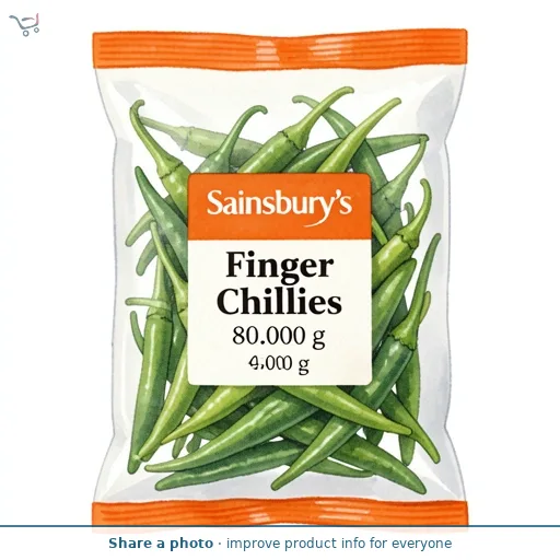 Sainsbury's Finger Chillies 80g