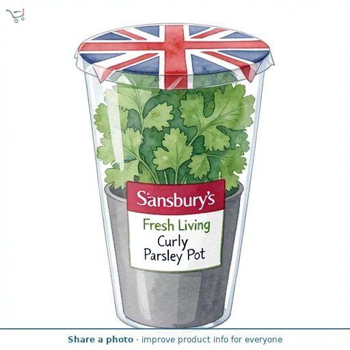 Sainsbury's Fresh Living Curly Parsley Pot