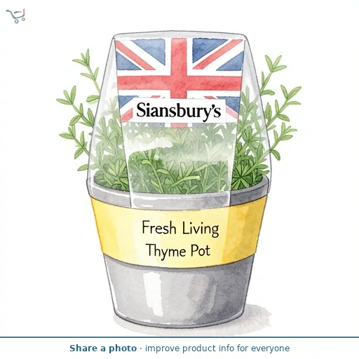 Sainsbury's Fresh Living Thyme Pot