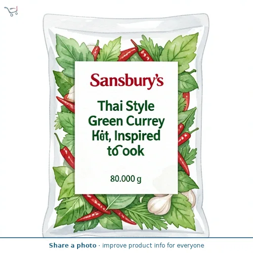 Sainsbury's Thai Style Green Curry Herb Kit, Inspired to Cook 80g