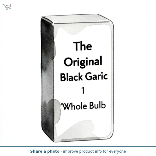 The Original Black Garlic 1 Whole Bulb