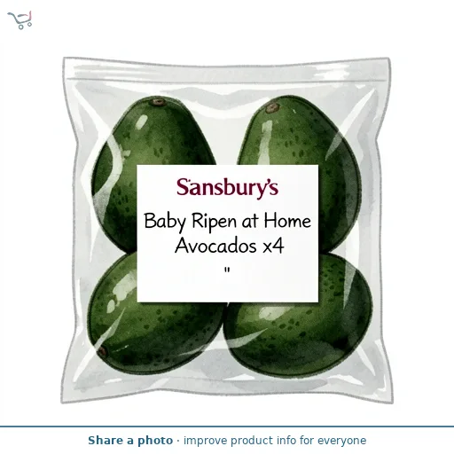 Sainsbury's Baby Ripen at Home Avocados x4