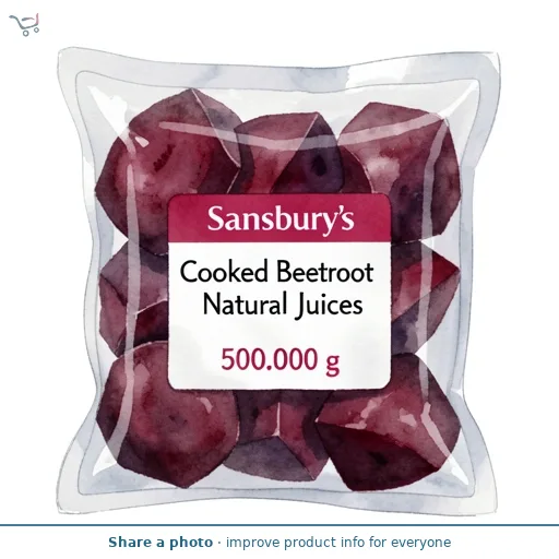 Sainsbury's Cooked Beetroot in Natural Juices 500g