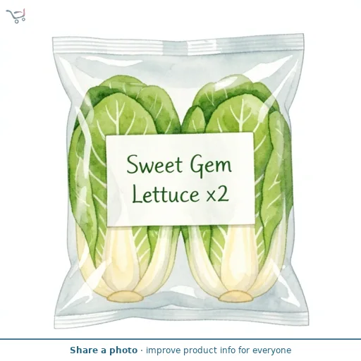 Sainsbury's Sweet Gem Lettuce x2