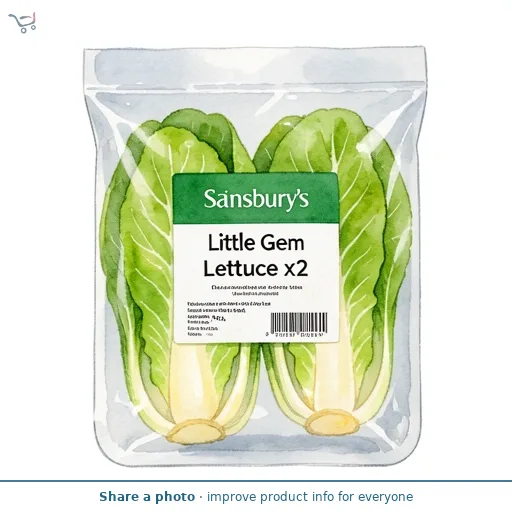 Sainsbury's Little Gem Lettuce x2