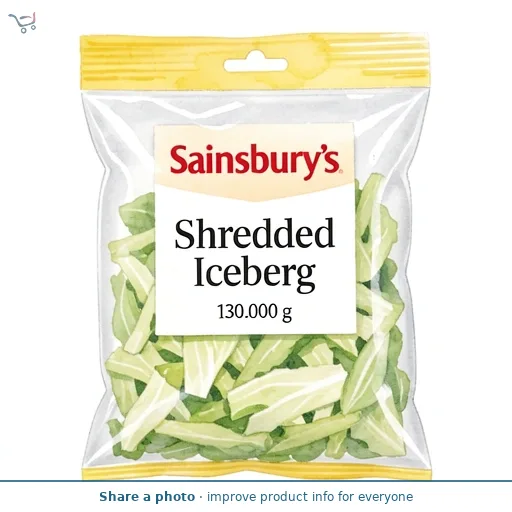 Sainsbury's Shredded Iceberg 130g