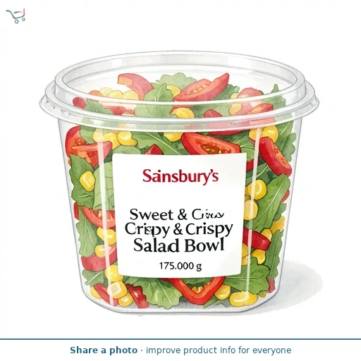 Sainsbury's Sweet & Crispy Salad Bowl 175g