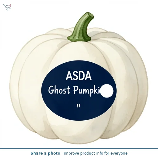 ASDA Ghost Pumpkin