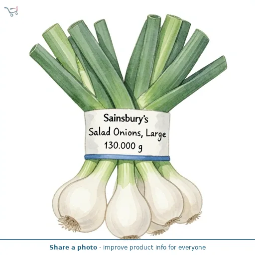Sainsbury's Salad Onions, Large 130g