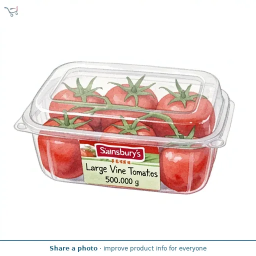 Sainsbury's Large Vine Tomatoes 500g