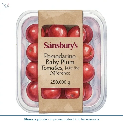 Sainsbury's Pomodorino Baby Plum Tomatoes, Taste the Difference 250g
