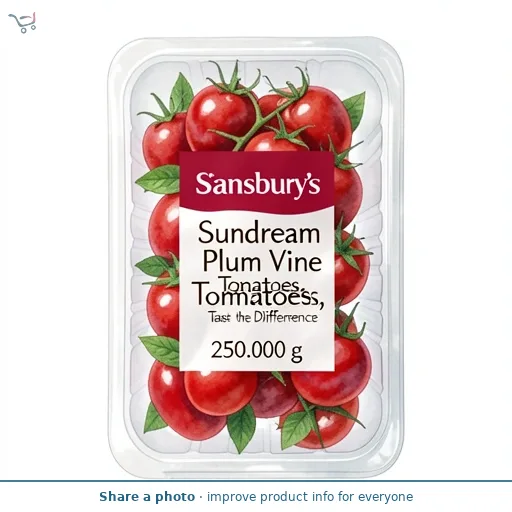 Sainsbury's Sundream Plum Vine Tomatoes, Taste the Difference 250g