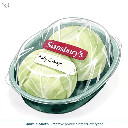 Sainsbury's Baby Cabbage x2