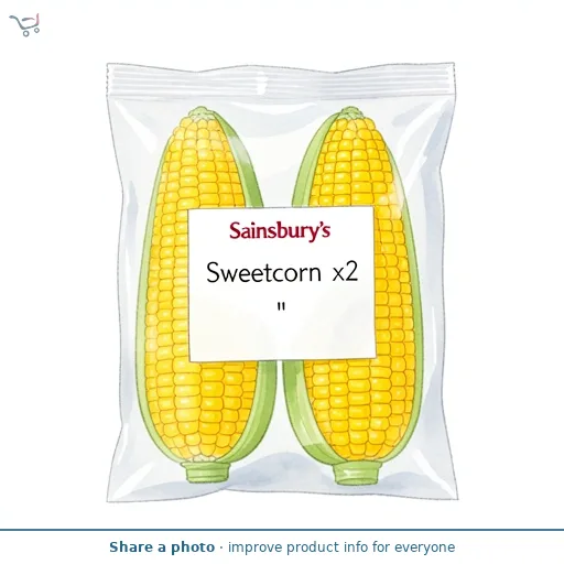 Sainsbury's Sweetcorn x2