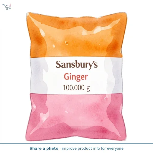 Sainsbury's Ginger 100g
