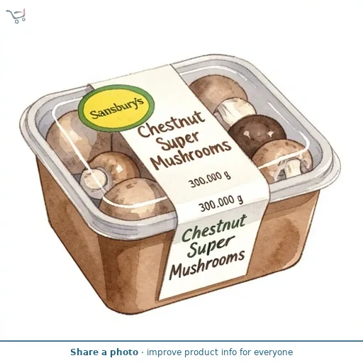 Sainsbury's Chestnut Super Mushrooms 300g