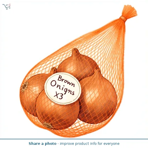 Sainsbury's Brown Onions x3