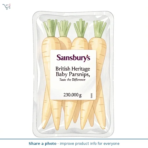 Sainsbury's British Heritage Baby Parsnips, Taste the Difference 230g