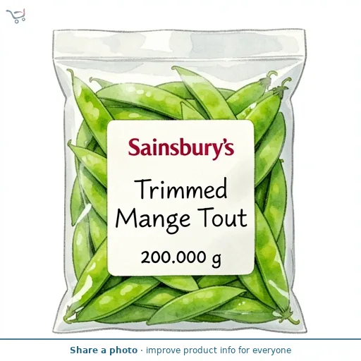 Sainsbury's Trimmed Mange Tout 200g