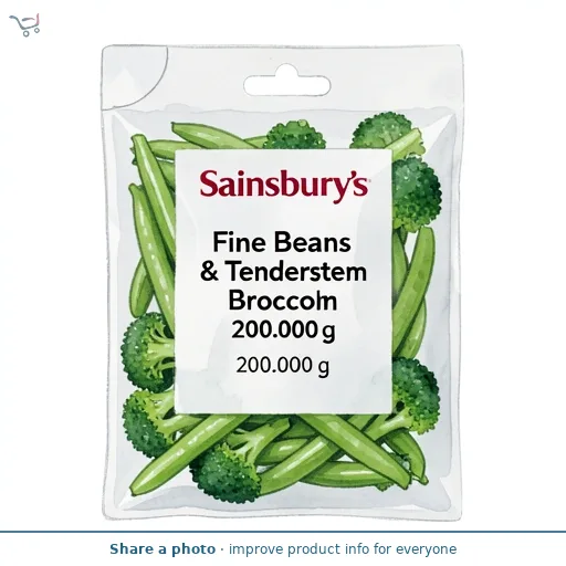 Sainsbury's Fine Beans & Tenderstem Broccoli 200g