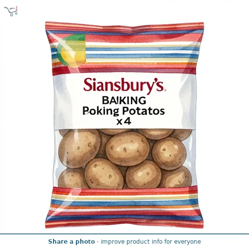 Sainsbury's Baking Potatoes x4